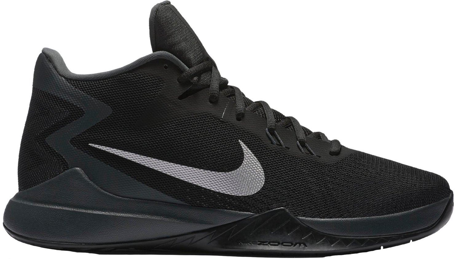 nike black shoes basketball