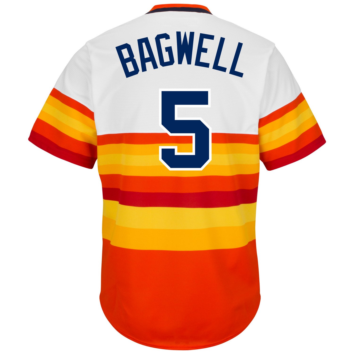 Majestic Men's Houston Astros Jeff Bagwell #5 Cooperstown Replica ...